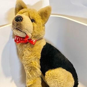 Prima E&J Classic German Shepherd Plush Dog Puppy Toy 14” Tan Black